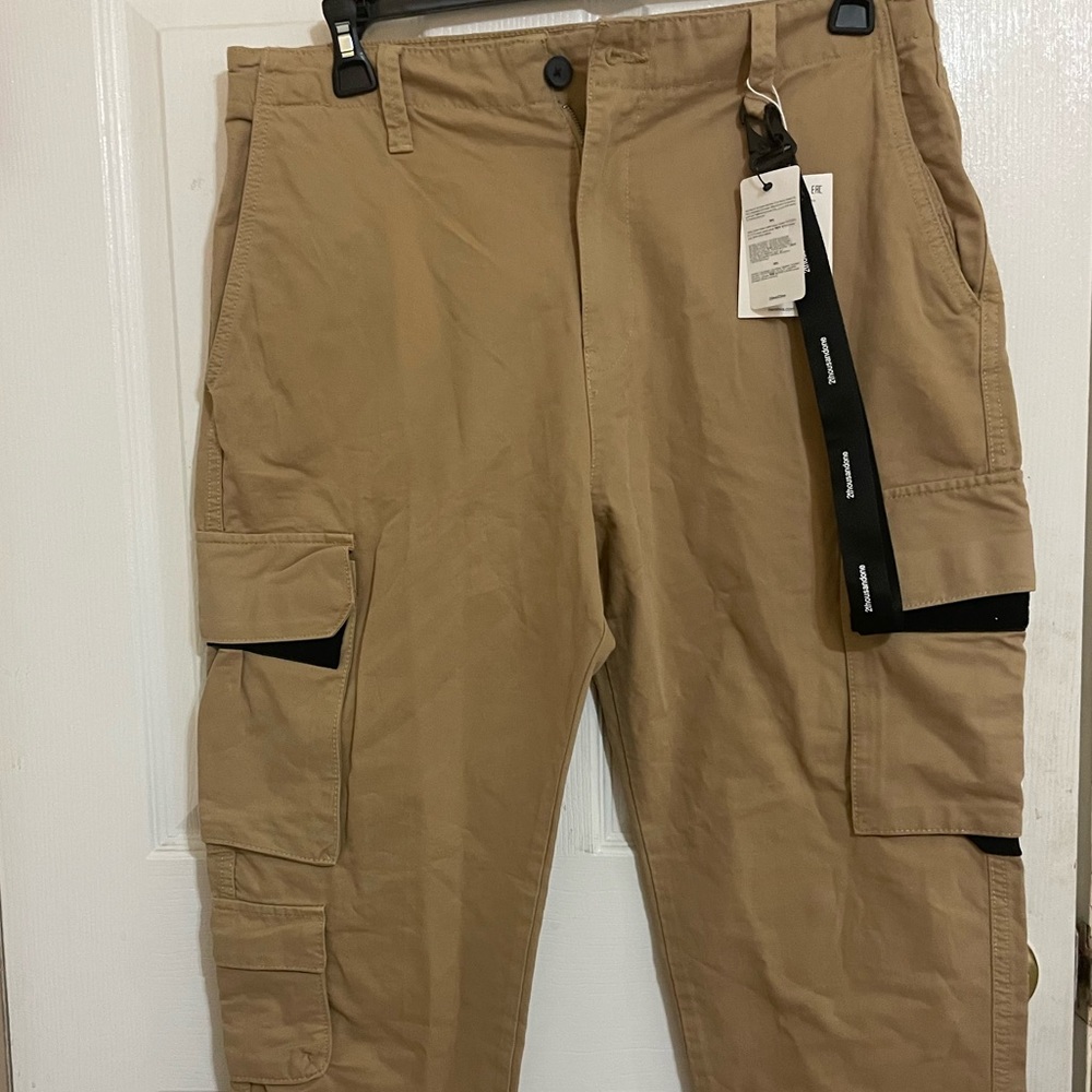 Bershka Mens Cargo Pants w/ Chain
